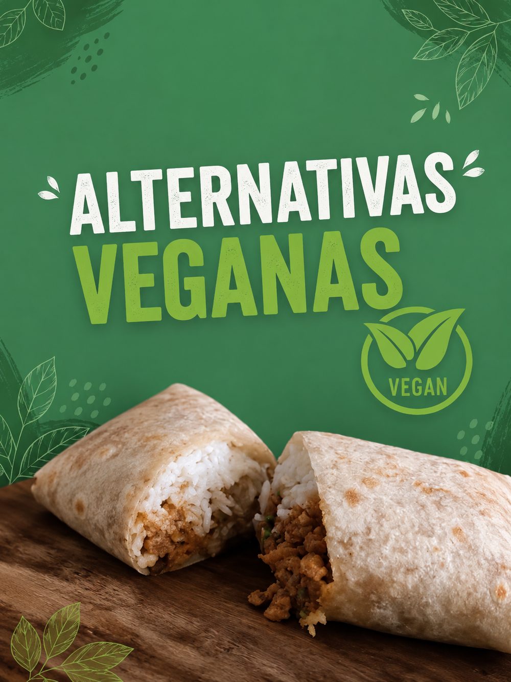 Alternativas veganas de La Cumbre del Burrito